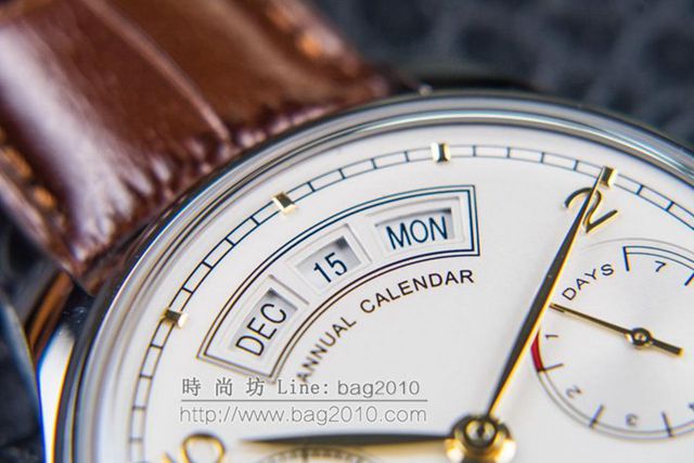 IWC手錶 V2升級版 萬國lW52850 葡萄牙萬年曆腕表系列 萬國表高端機械男表  hds1432